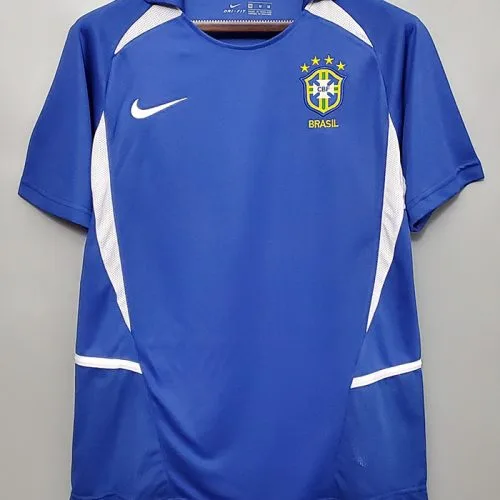 2002 Brasil - Camiseta RETRO - Suplente