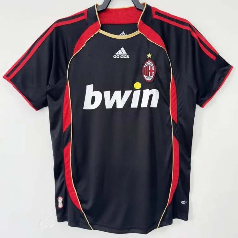 2006-2007 ACM - Camiseta RETRO - Suplente - Negro