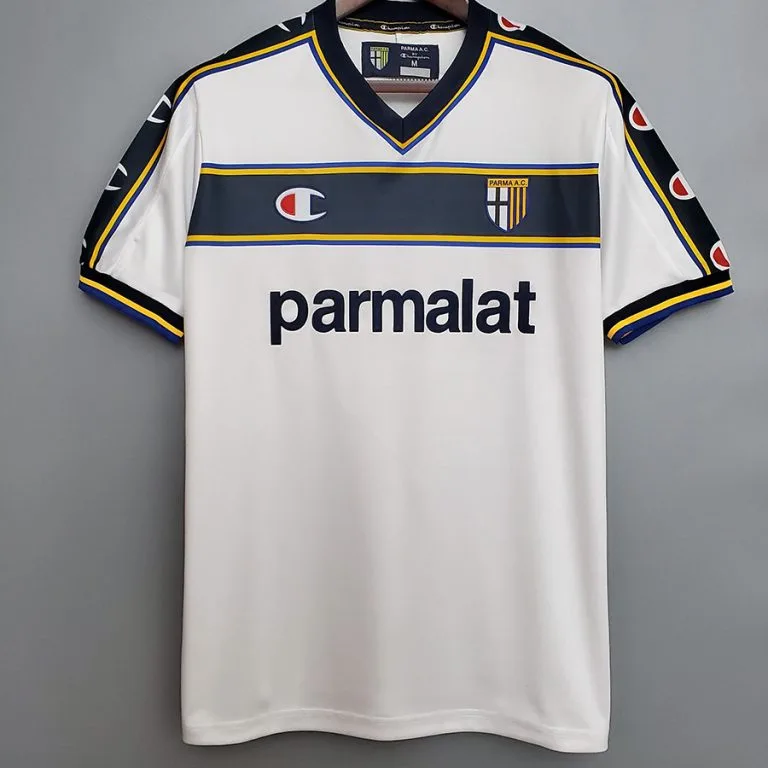 2002-2003 Parma - Camiseta RETRO - Suplente