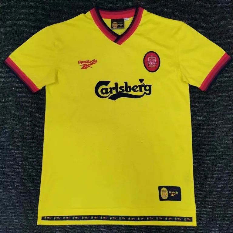 1997-1998 LIV - Camiseta RETRO - Suplente - Amarillo