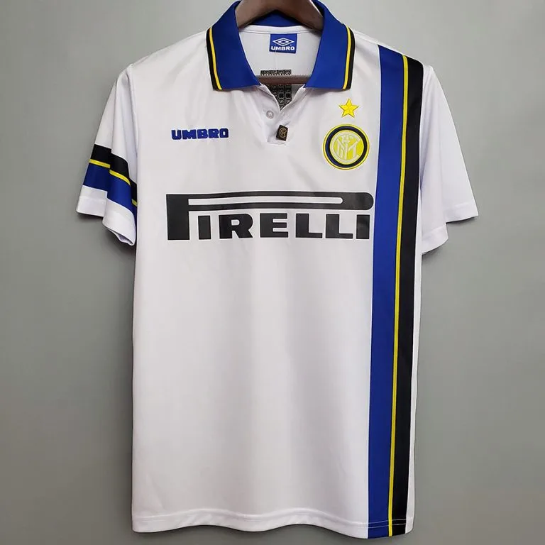 1997-1998 INT - Camiseta RETRO - Suplente - Blanco
