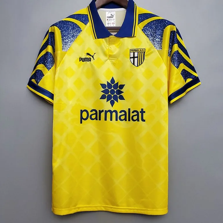 1995-1997 Parma - Camiseta RETRO - Amarillo
