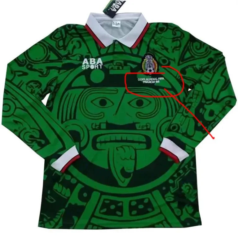 1998 México - Camiseta RETRO - Titular - Manga larga