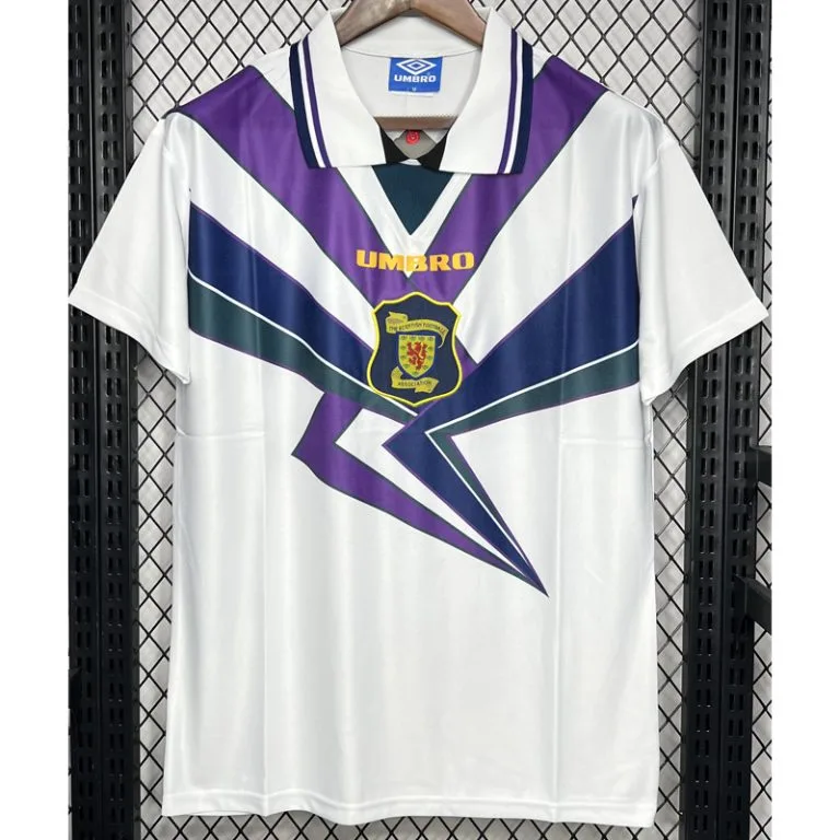 1994-1996 Escocia - Camiseta RETRO - Blanco