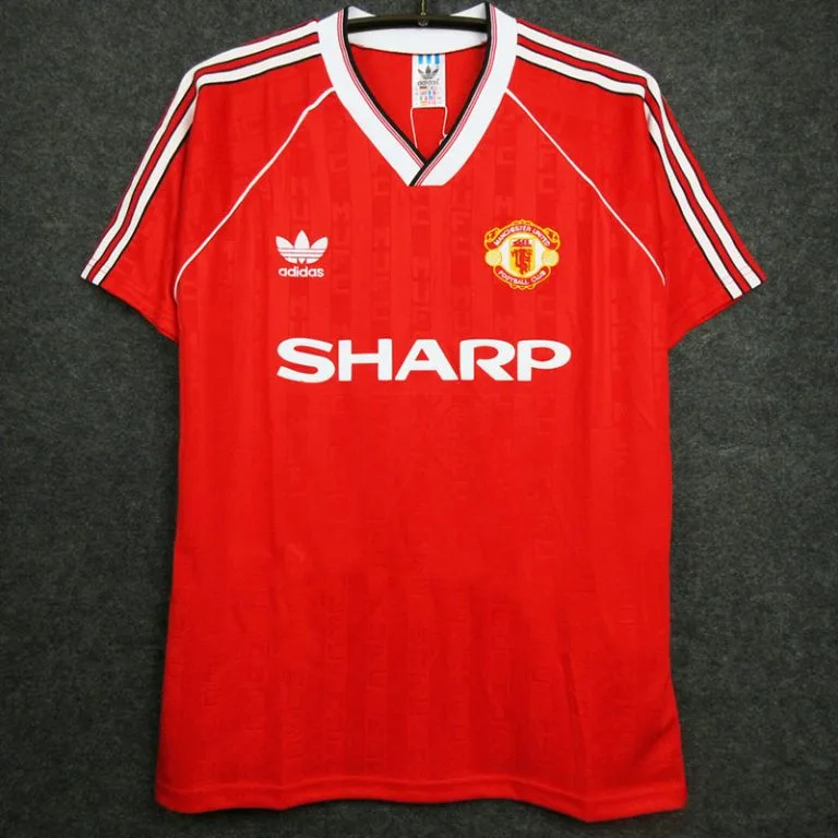 1988-1990 Man Utd - Camiseta RETRO - Titular