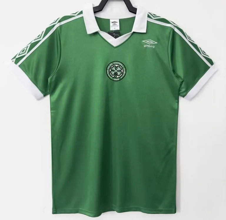 1980 Celtic - Camiseta RETRO - Suplente - Verde