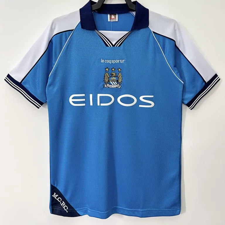 1999-2000 Man City - Camiseta RETRO - Titular