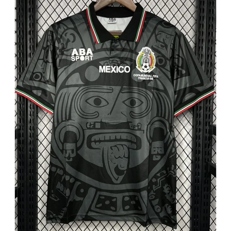 1998 México - Camiseta RETRO - Negro
