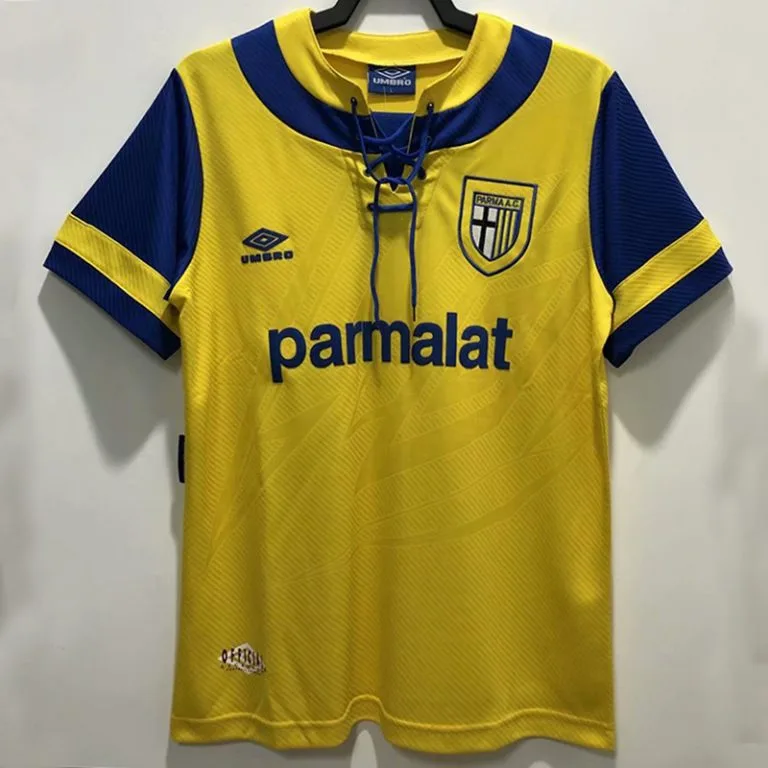 1993-1995 Parma - Camiseta RETRO - Amarillo