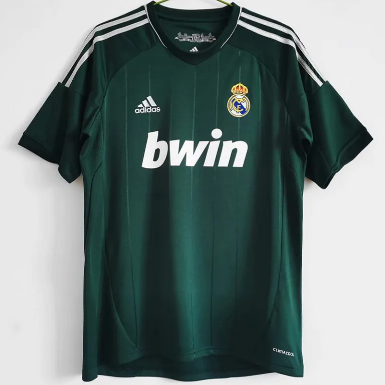 2012-2013 RMA - Camiseta RETRO - Tercera - Verde