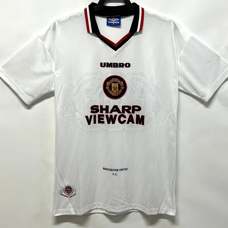1996-1997 Man Utd - Camiseta RETRO - Suplente - Blanco
