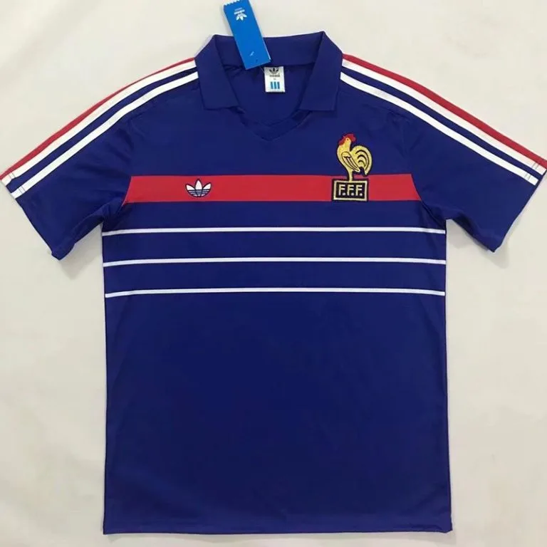 1984-1986 Francia - Camiseta RETRO - Titular