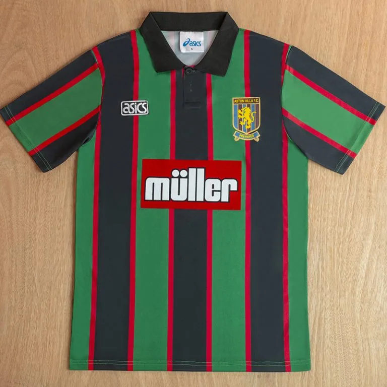 1993-1995 Aston Villa - Camiseta RETRO - Suplente