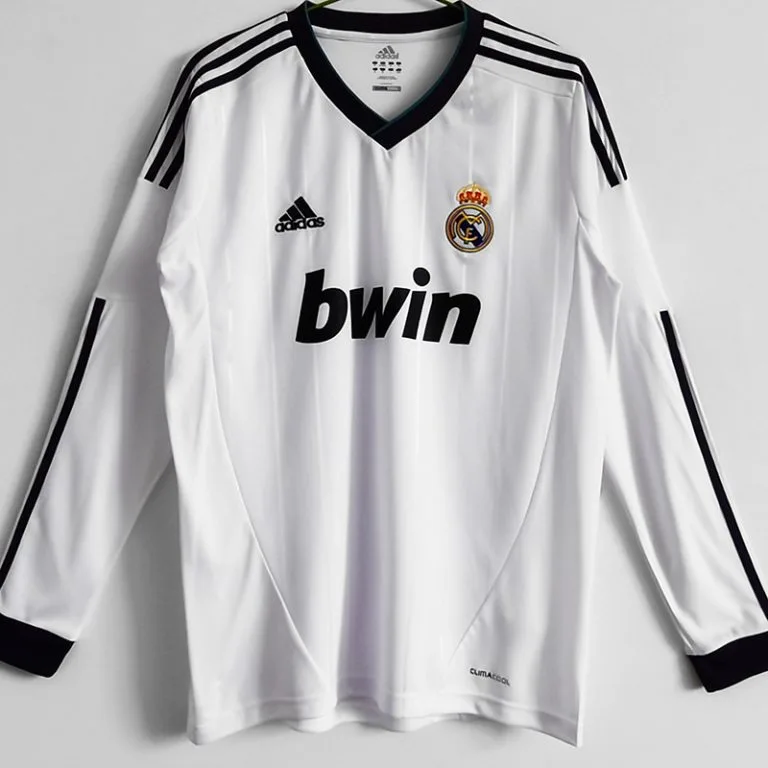 2012-2013 RMA - Camiseta RETRO - Titular - Manga larga