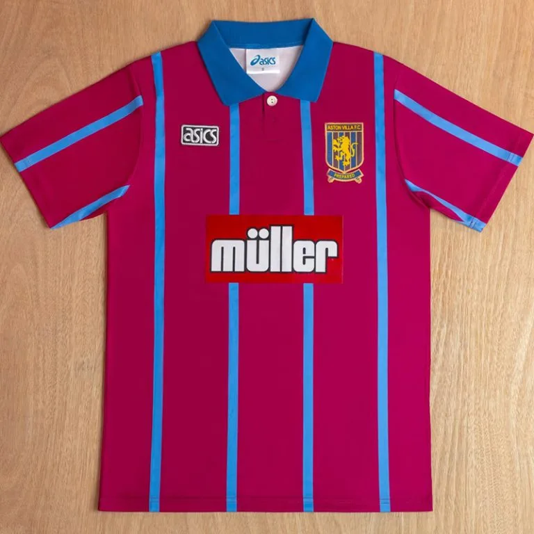 1993-1995 Aston Villa - Camiseta RETRO - Titular
