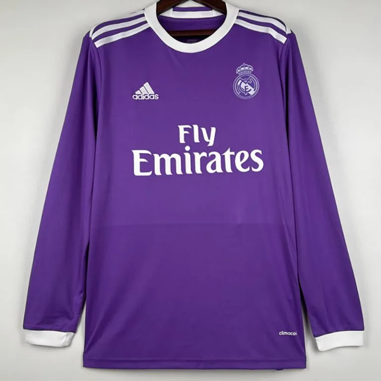 2016-2017 RMA - Camiseta RETRO - Suplente - Manga larga