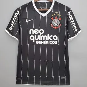2011-2012 Corinthians - Camiseta RETRO - Negro