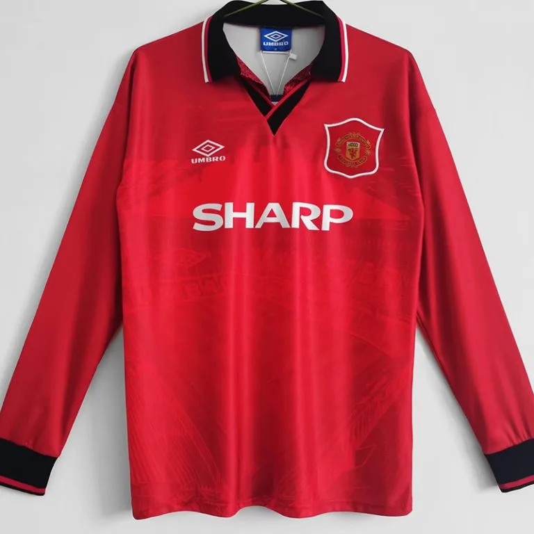 1994-1996 Man Utd - Camiseta RETRO - Titular - Manga larga