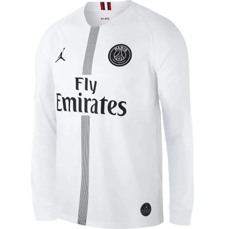 2018-2019 PSG Paris - Camiseta RETRO - Blanco - Jordan - Manga larga
