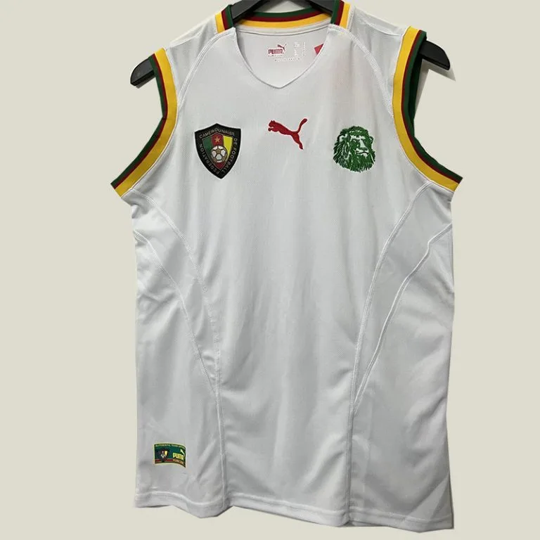 2002 Camerún - Camiseta RETRO - Suplente
