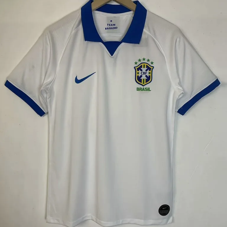 2019-2020 Brasil - Camiseta RETRO - Suplente - Blanco