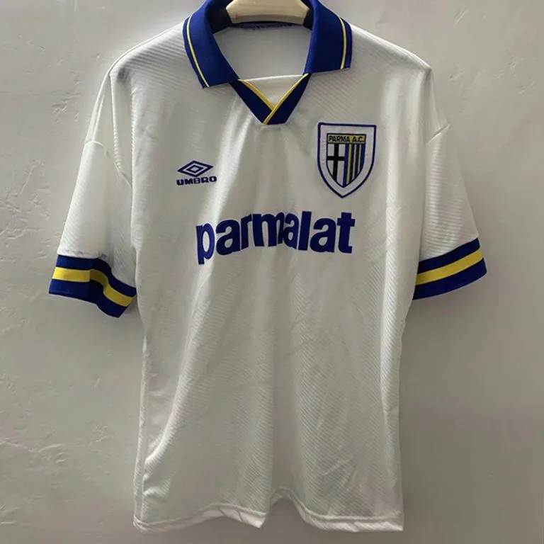 1993-1995 Parma - Camiseta RETRO - Suplente - Blanco