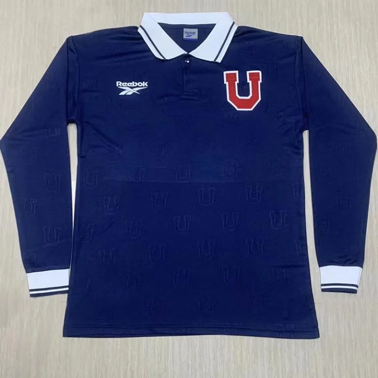 1998 Chile - Camiseta RETRO - Titular - Universidad - De - Manga larga