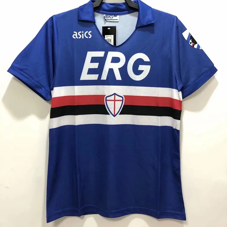 1990-1991 Sampdoria - Camiseta RETRO - Titular