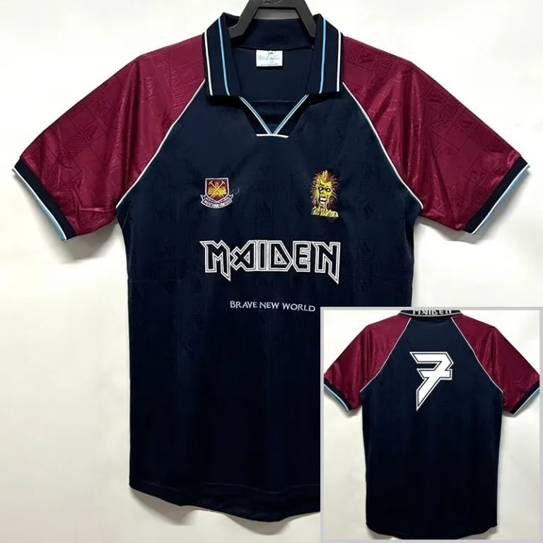 1999 West Ham - Camiseta RETRO - Titular - Iron Maiden