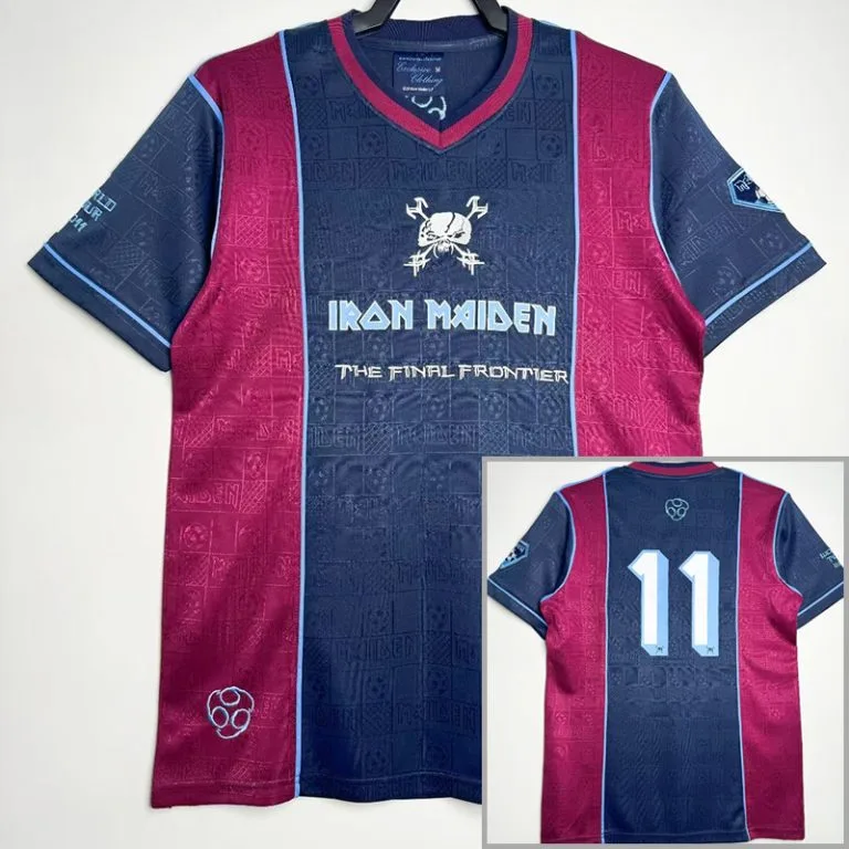 2011 West Ham - Camiseta RETRO - Titular - Iron Maiden