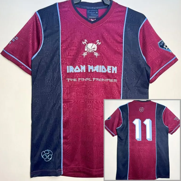 2011 West Ham - Camiseta RETRO - Suplente - Iron Maiden