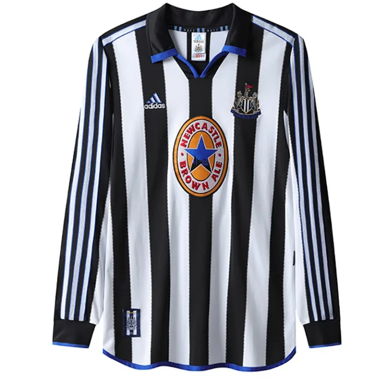 1999-2000 Newcastle - Camiseta RETRO - Titular - Manga larga