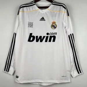 2009-2010 RMA - Camiseta RETRO - Titular - Manga larga