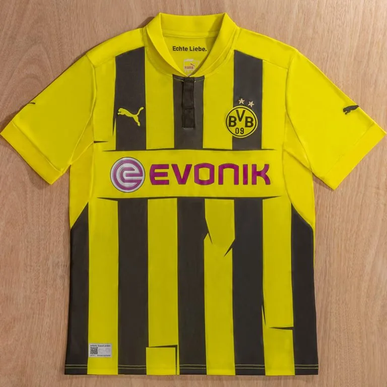 2012-2013 Dortmund - Camiseta RETRO - Titular