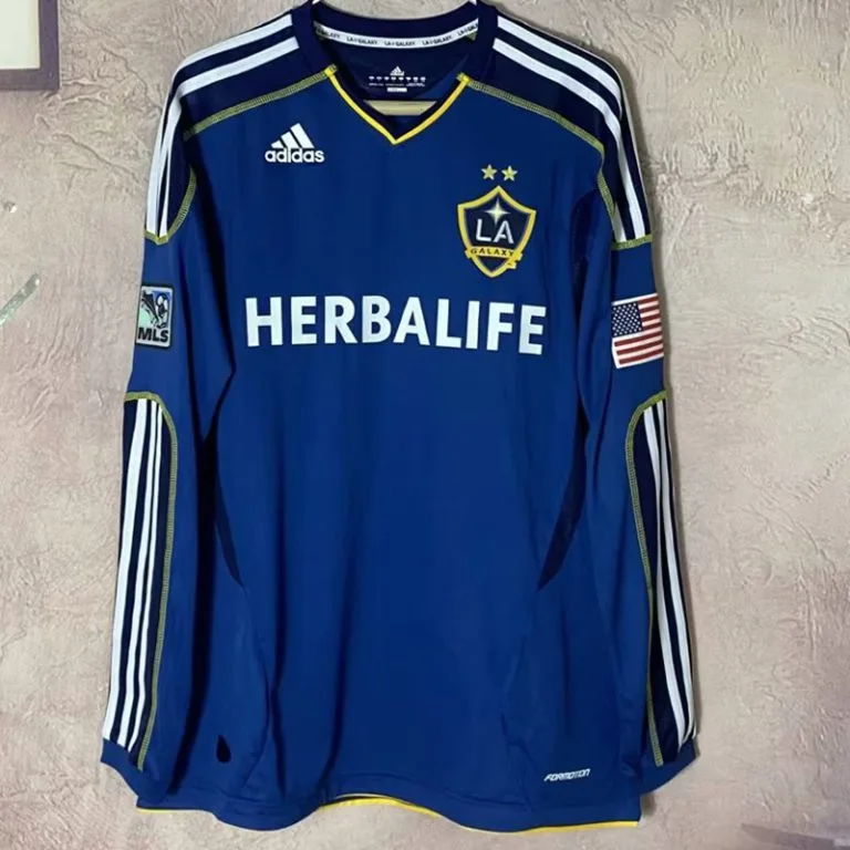 2011-2012 LA Galaxy - Camiseta RETRO - Suplente - Manga larga