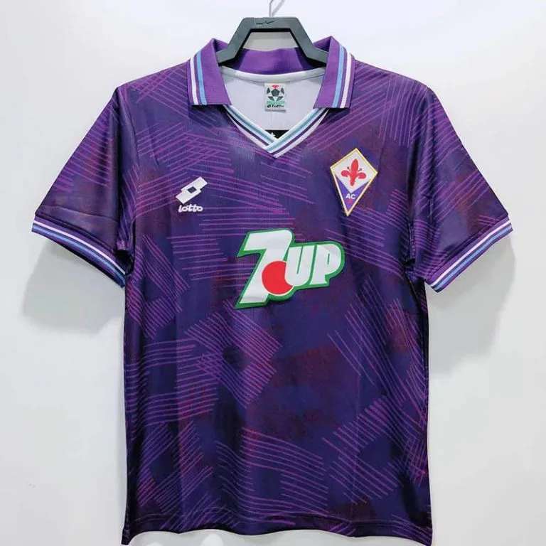 1992-1993 Fiorentina - Camiseta RETRO - Titular - Púrpura