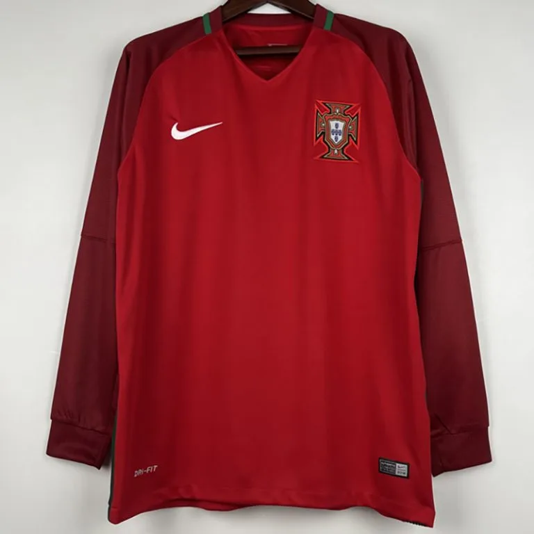 2016 Portugal - Camiseta RETRO - Titular - Manga larga