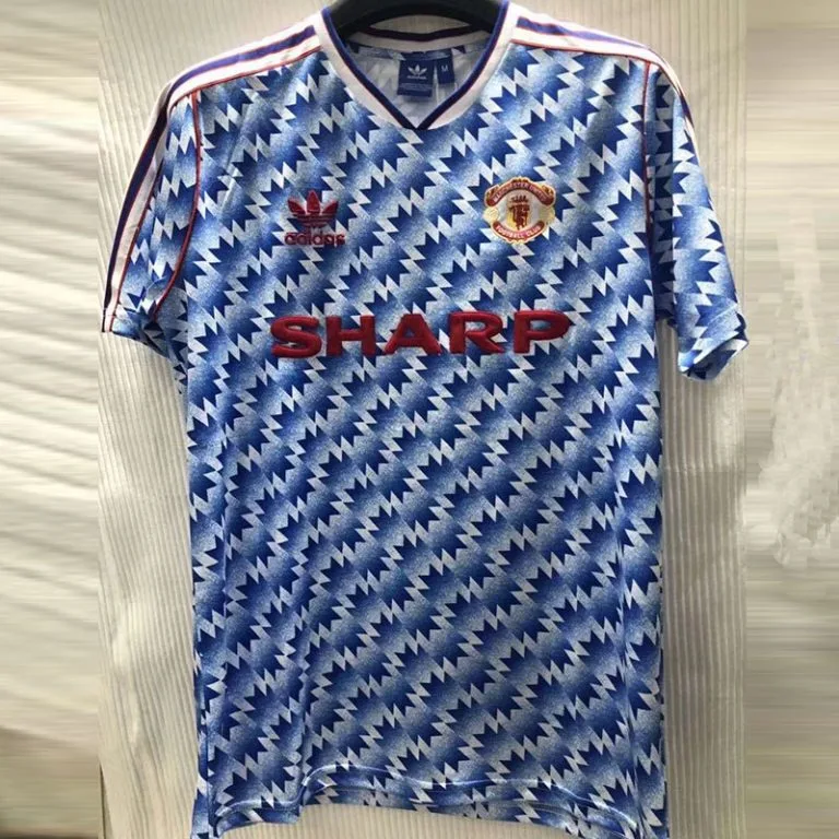 1990-1992 Man Utd - Camiseta RETRO - Suplente