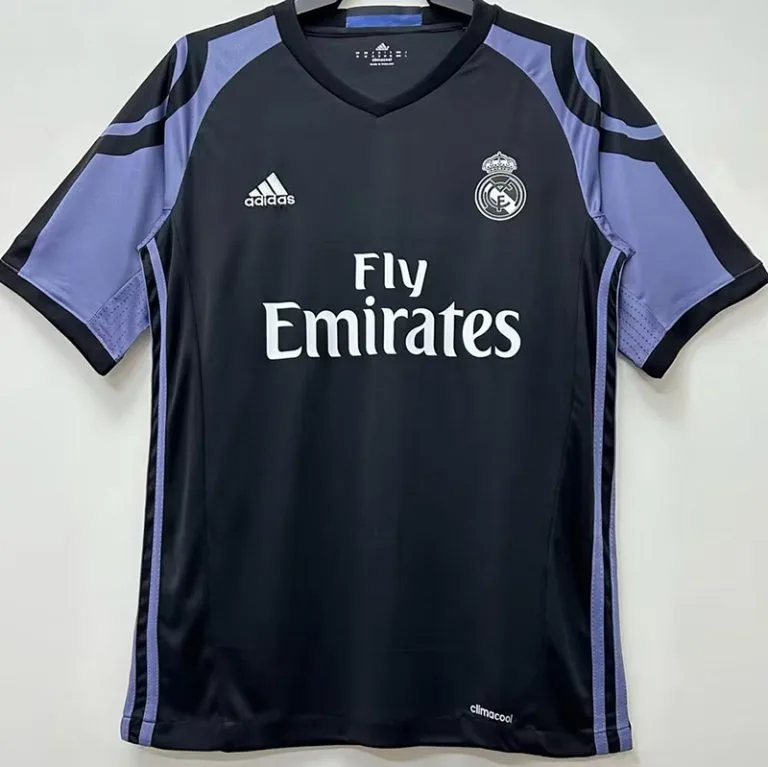 2016-2017 RMA - Camiseta RETRO - Suplente - Negro