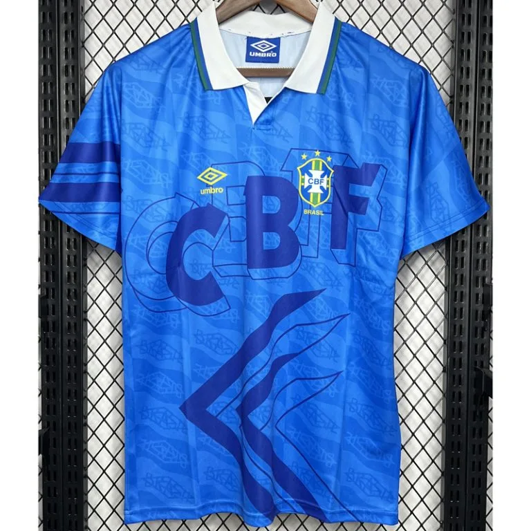 1991-1993 Brasil - Camiseta RETRO - Suplente