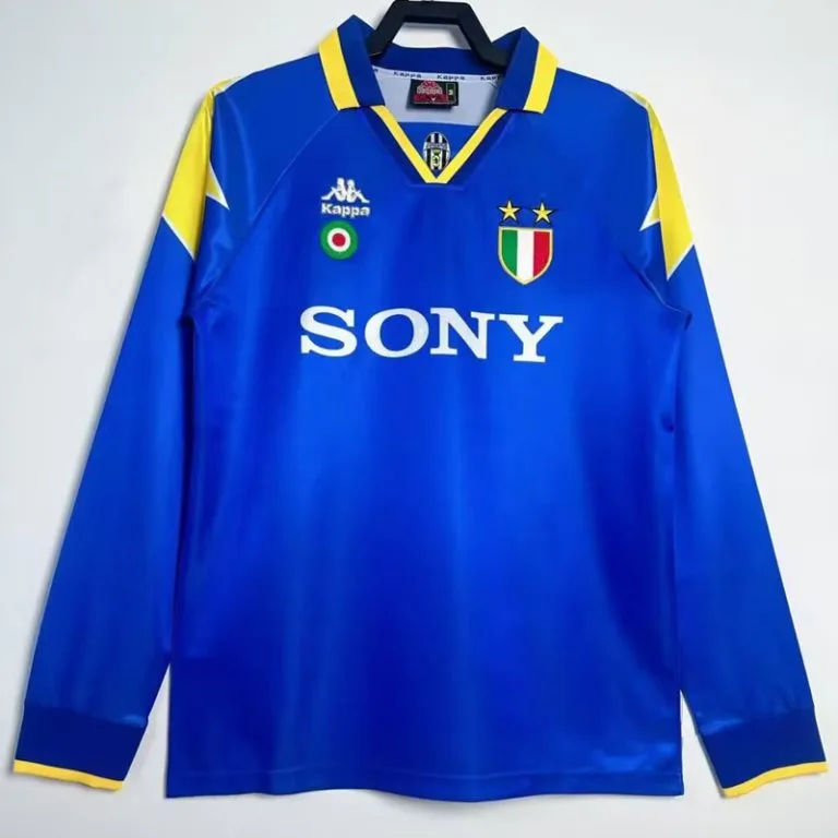 1995-1996 JUV - Camiseta RETRO - Suplente - Azul - Manga larga