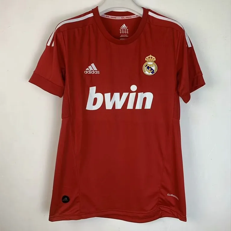 2011-2012 RMA - Camiseta RETRO - Suplente - Rojo