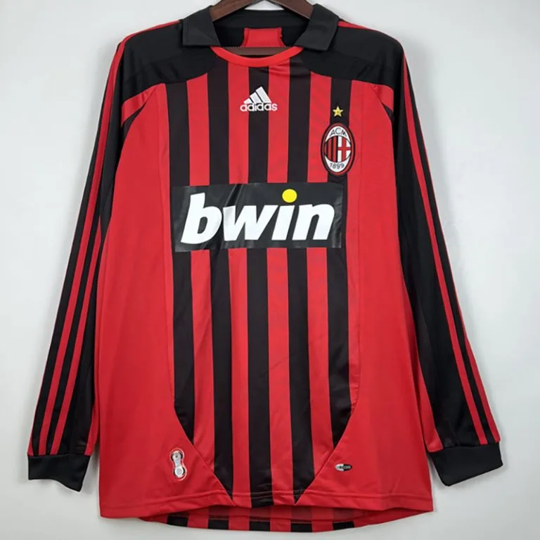 2007-2008 ACM - Camiseta RETRO - Titular - Manga larga