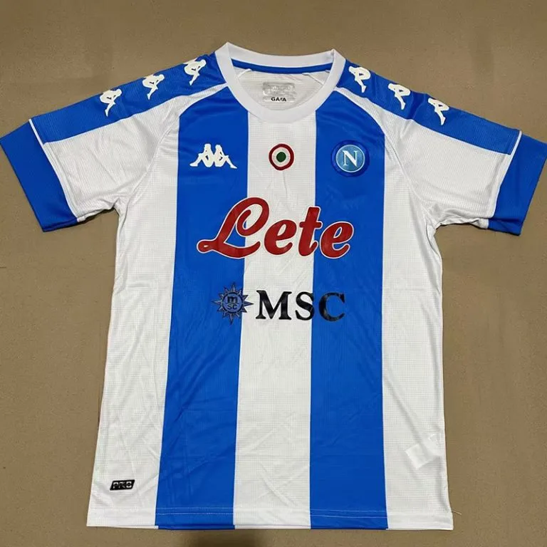 2021 Napoli - Camiseta - Azul y Blanco - Edición conmemorativa Hincha