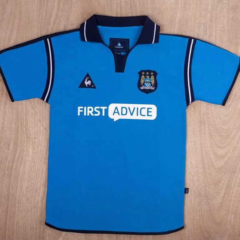 2002-2003 Man City - Camiseta RETRO - Titular