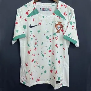 2023 Portugal - Camiseta Versión Hincha - Blanco y Azul