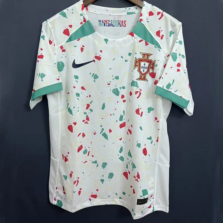 2023 Portugal - Camiseta Versión Hincha - Blanco y Azul