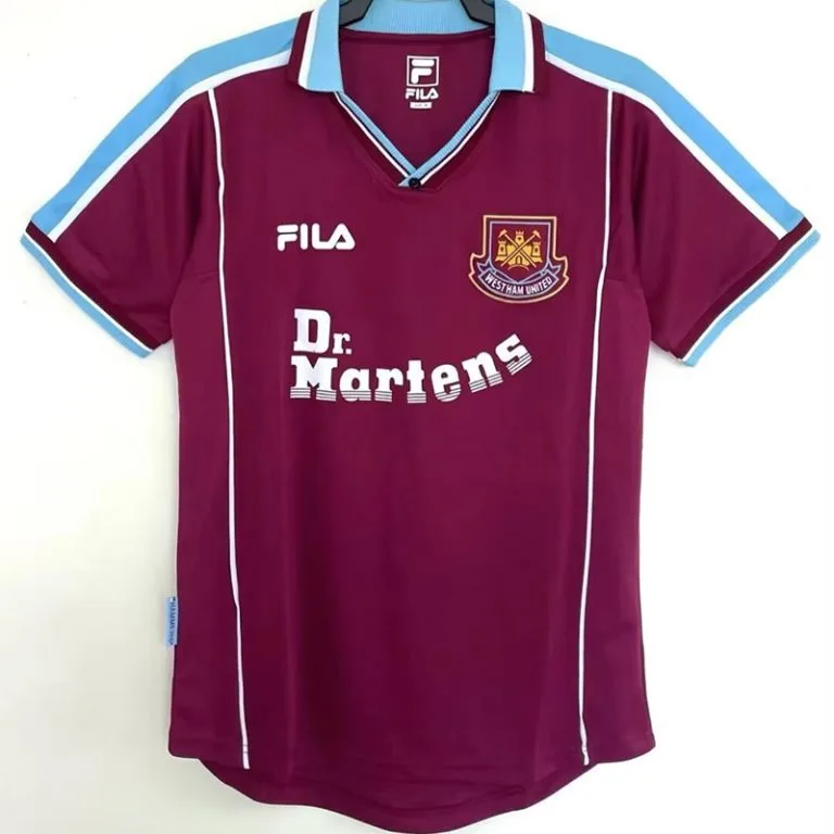 1999-2001 West Ham - Camiseta RETRO - Titular