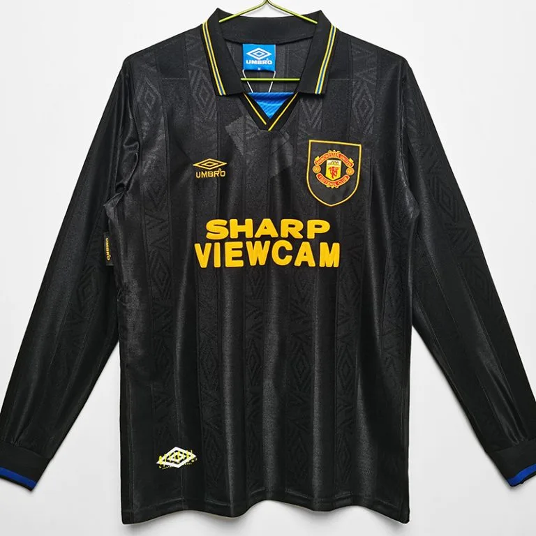 1993-1994 Man Utd - Camiseta RETRO - Suplente - Manga larga