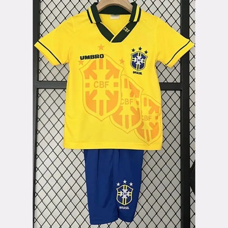 1994 Brasil - Camiseta Infantil RETRO - Titular